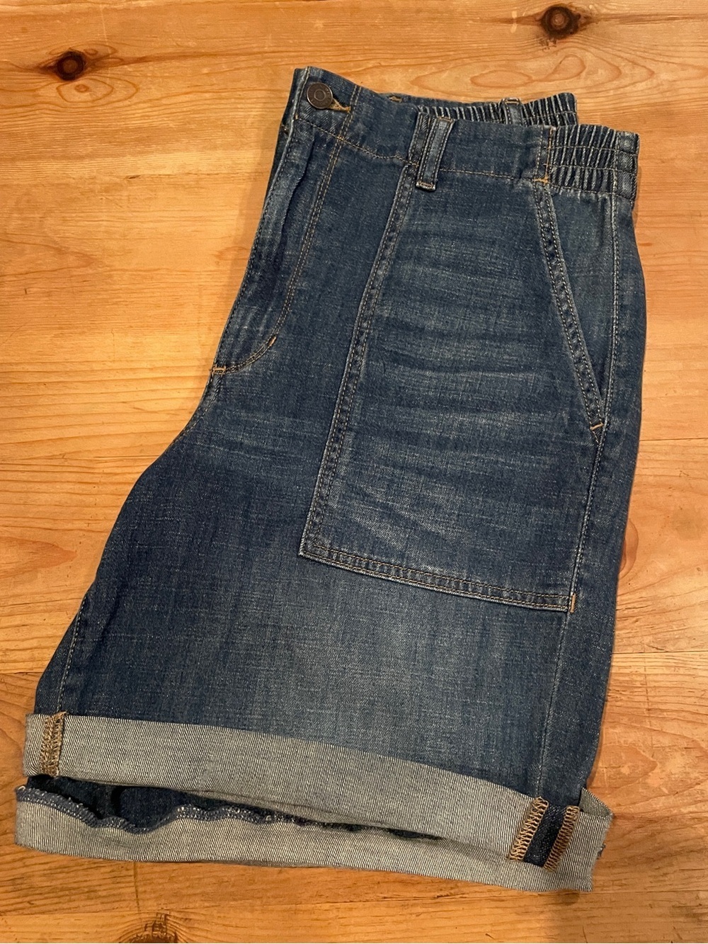 Sonoma Denim Cotton Lyocell Cut off Shorts Summer Capsule Casual 14